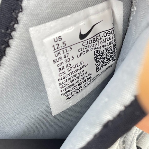 Nike Mens Free Metcon 3 Wolf Grey Black White Training Shoes Sz 12.5 CJ0861 090 - Picture 7 of 7